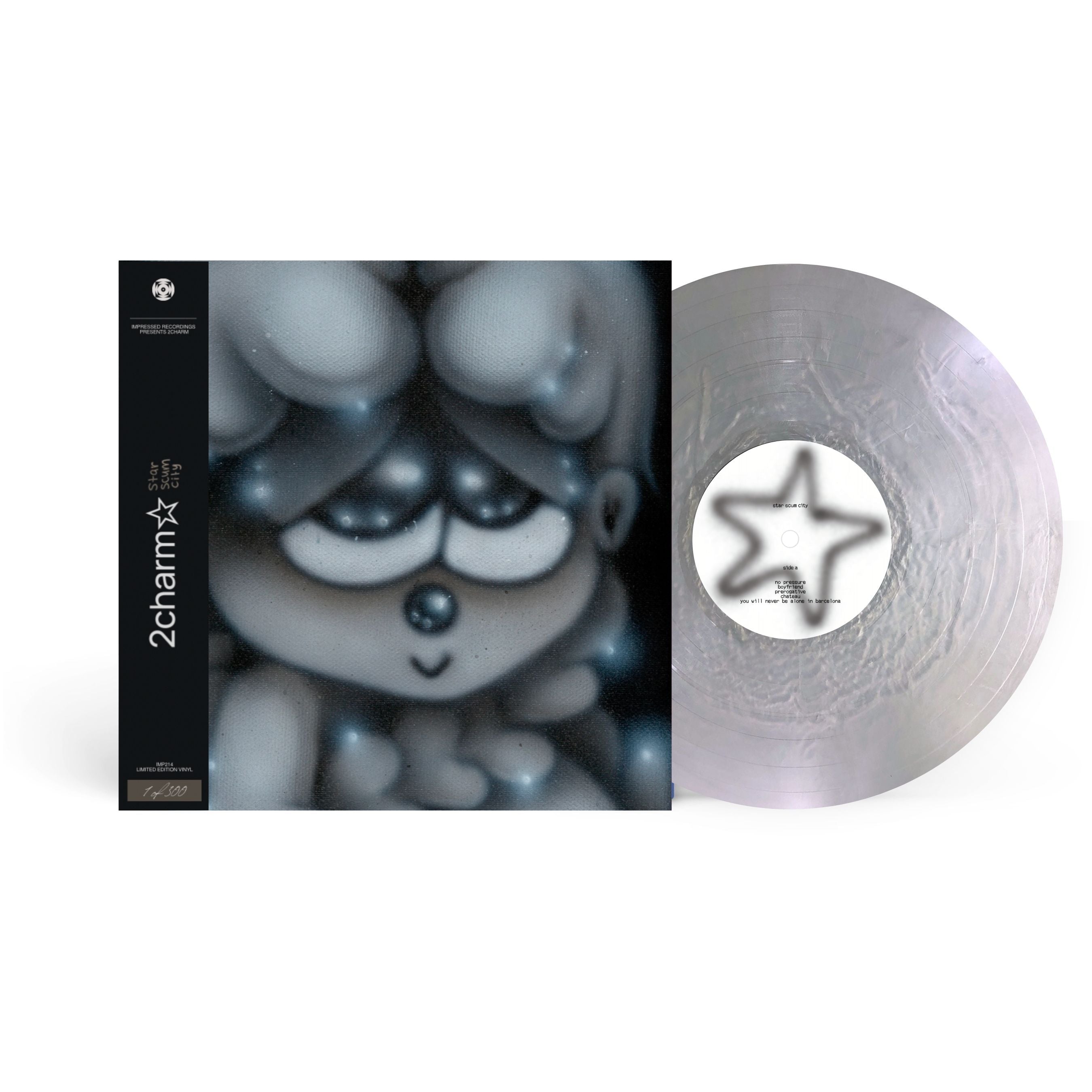 2charm☆ - STAR SCUM CITY - VINYL LP + SIGNED ART CARD