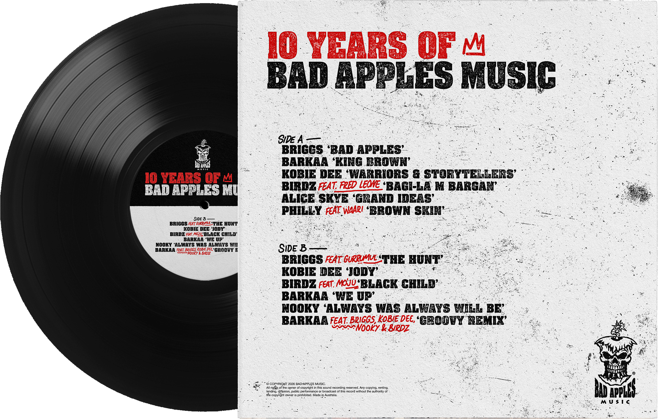 BAD APPLES - 10 YEARS OF BAD APPLES MUSIC - BUNDLE