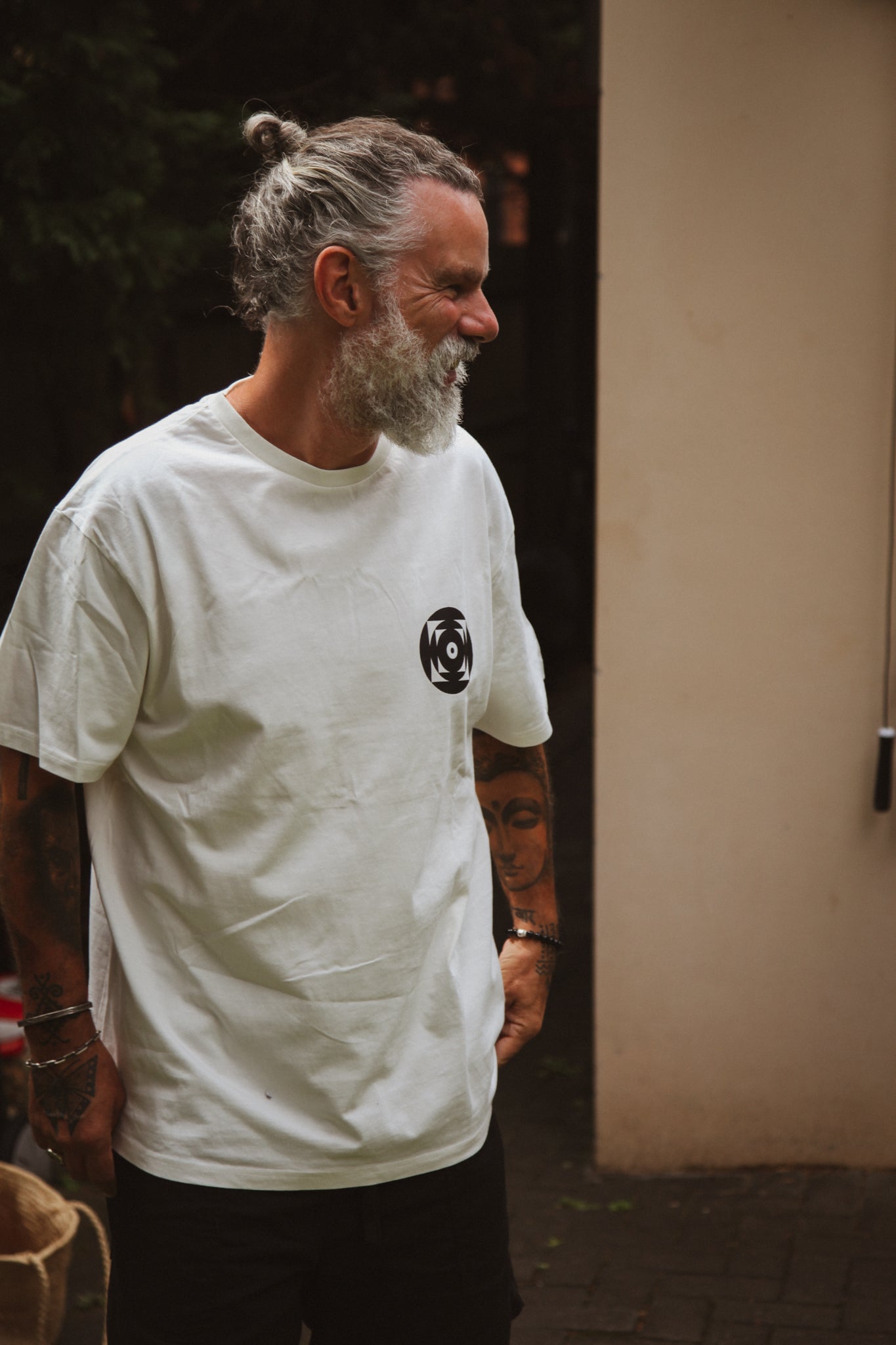 Limited Edition Impressed T-Shirt (Antique White) - Original Basic Logo Drop IMPMERCH001