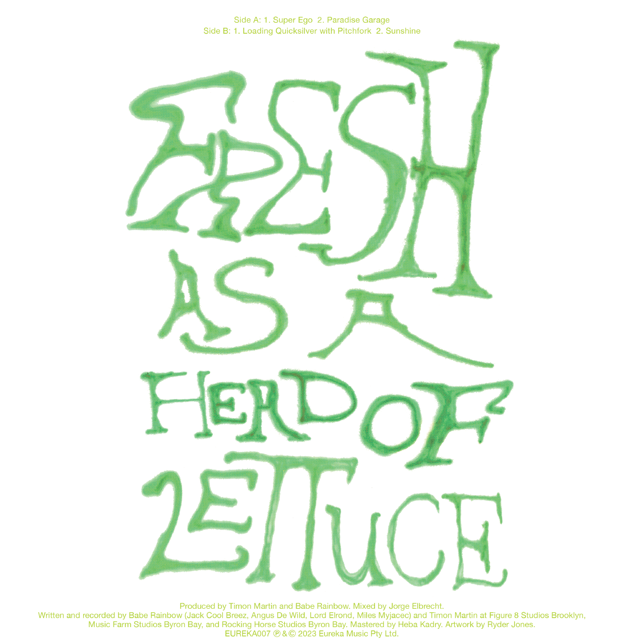 Babe Rainbow - Fresh As A Head Of Lettuce EP