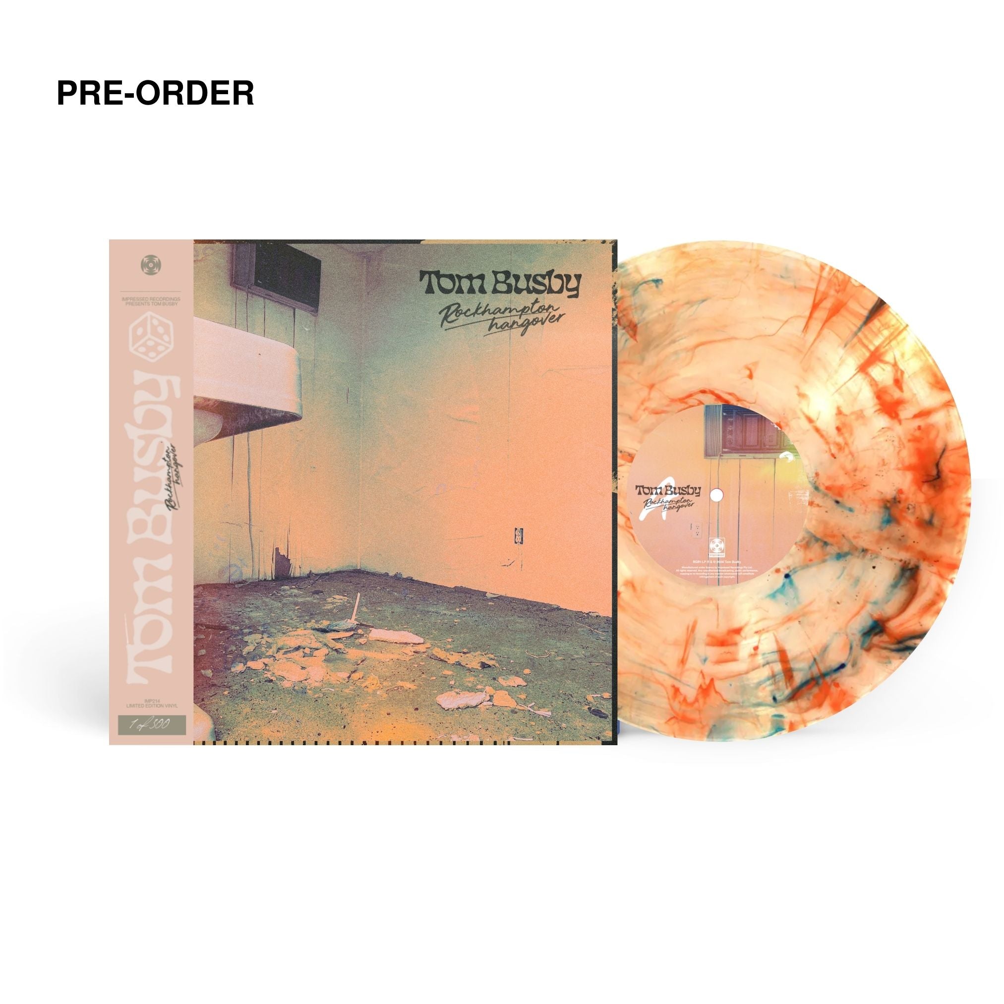 TOM BUSBY - ROCKHAMPTON HANGOVER - VINYL LP