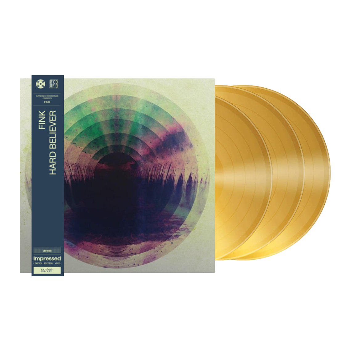 Fink - Hard Believer (10 Year Anniversary Edition) - 3LP Metallic Sand Exclusive