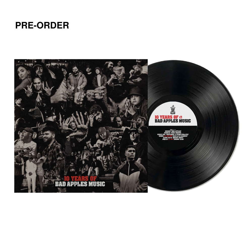 BAD APPLES - 10 YEARS OF BAD APPLES MUSIC - COLLAGE - VINYL LP