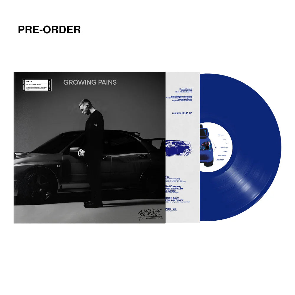 NERVE - GROWING PAINS - VINYL + HOODIE BUNDLE