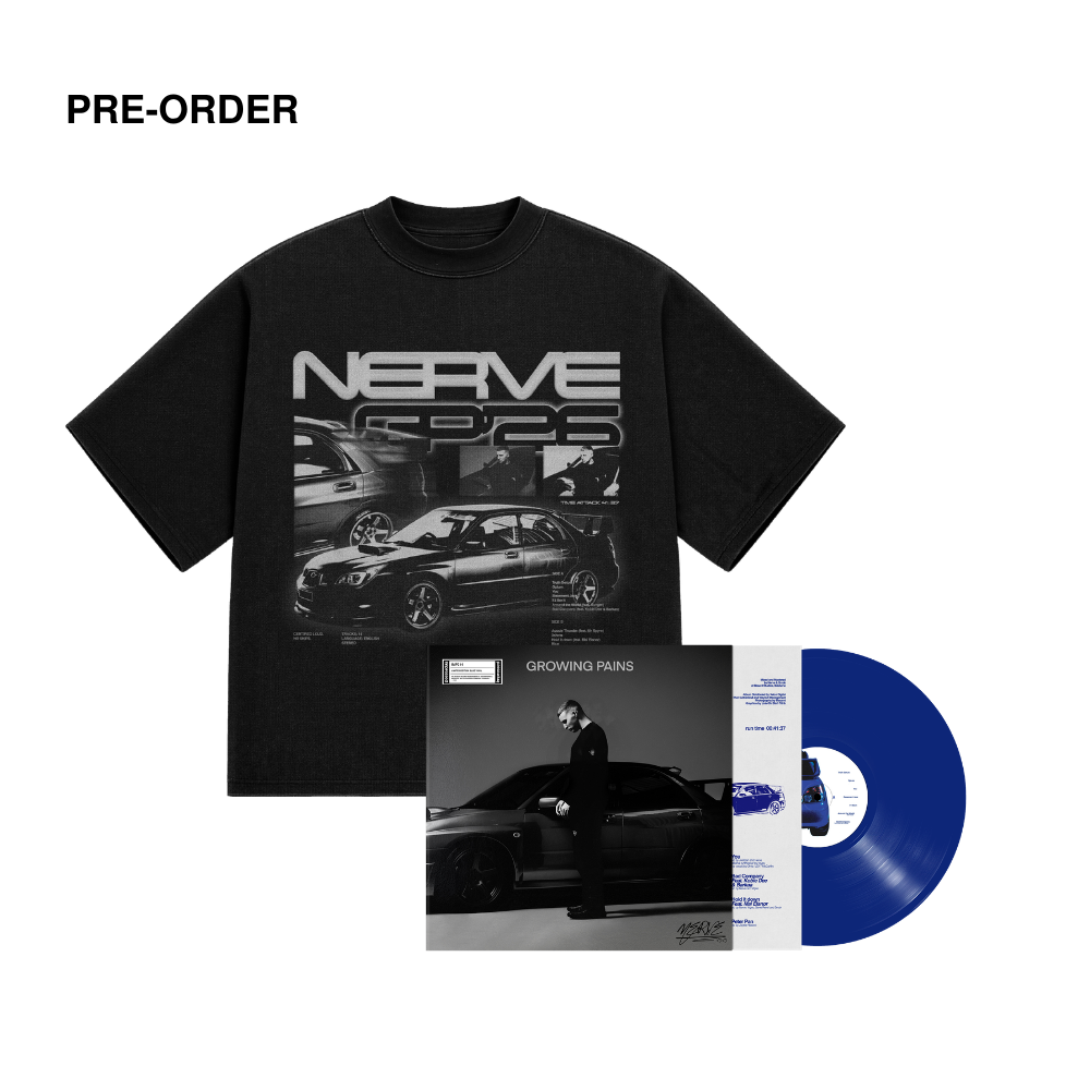 NERVE - GROWING PAINS - VINYL + T-SHIRT BUNDLE