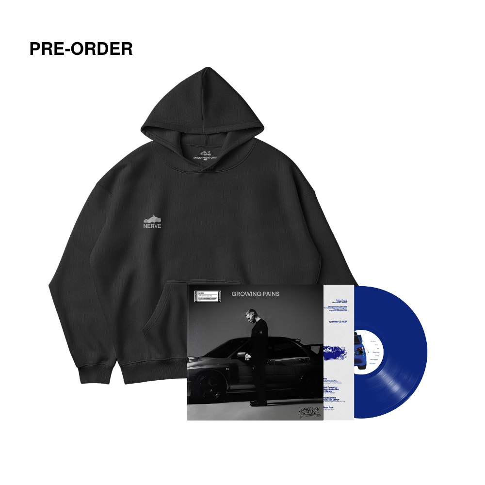 NERVE - GROWING PAINS - VINYL + HOODIE BUNDLE