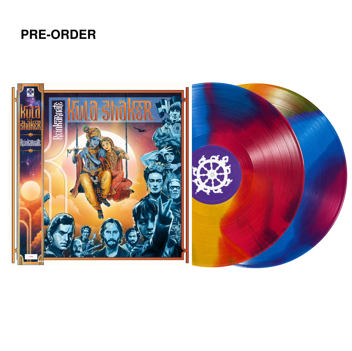 Kula Shaker - K-Reinkarnate - DOUBLE Vinyl LP with signed obi strip