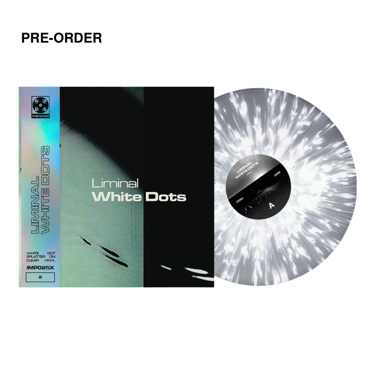 Liminal - White Dots - exclusive clear & white splatter Vinyl LP