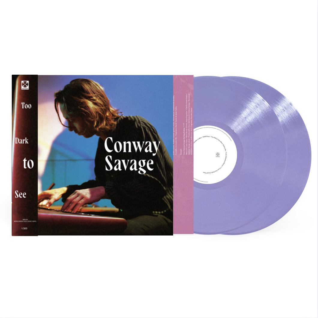 Conway Savage - Too Dark To See - Exclusive Lilac Double Vinyl Anthology LP