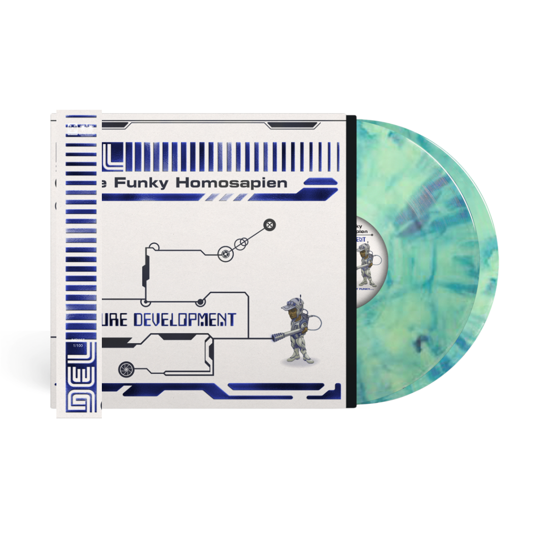 Del The Funky Homosapien - Future Development -  Exclusive Green/Blue Marble Vinyl DOUBLE LP