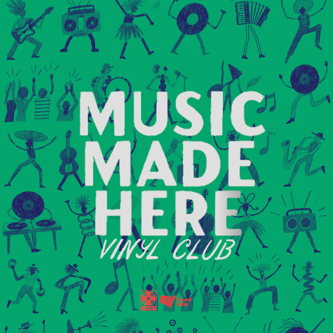 IMPRESSED x SOUND NSW 'MUSIC MADE HERE VINYL CLUB' quarter 01 / BABY COOL - LIMINAL - WARBABY - 3 x VINYL LPS