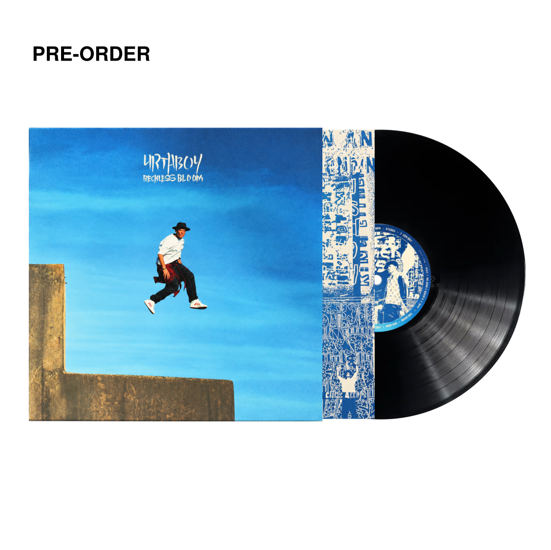 Urthboy - Reckless Bloom vinyl LP, standard black vinyl with album cover (pre-order)