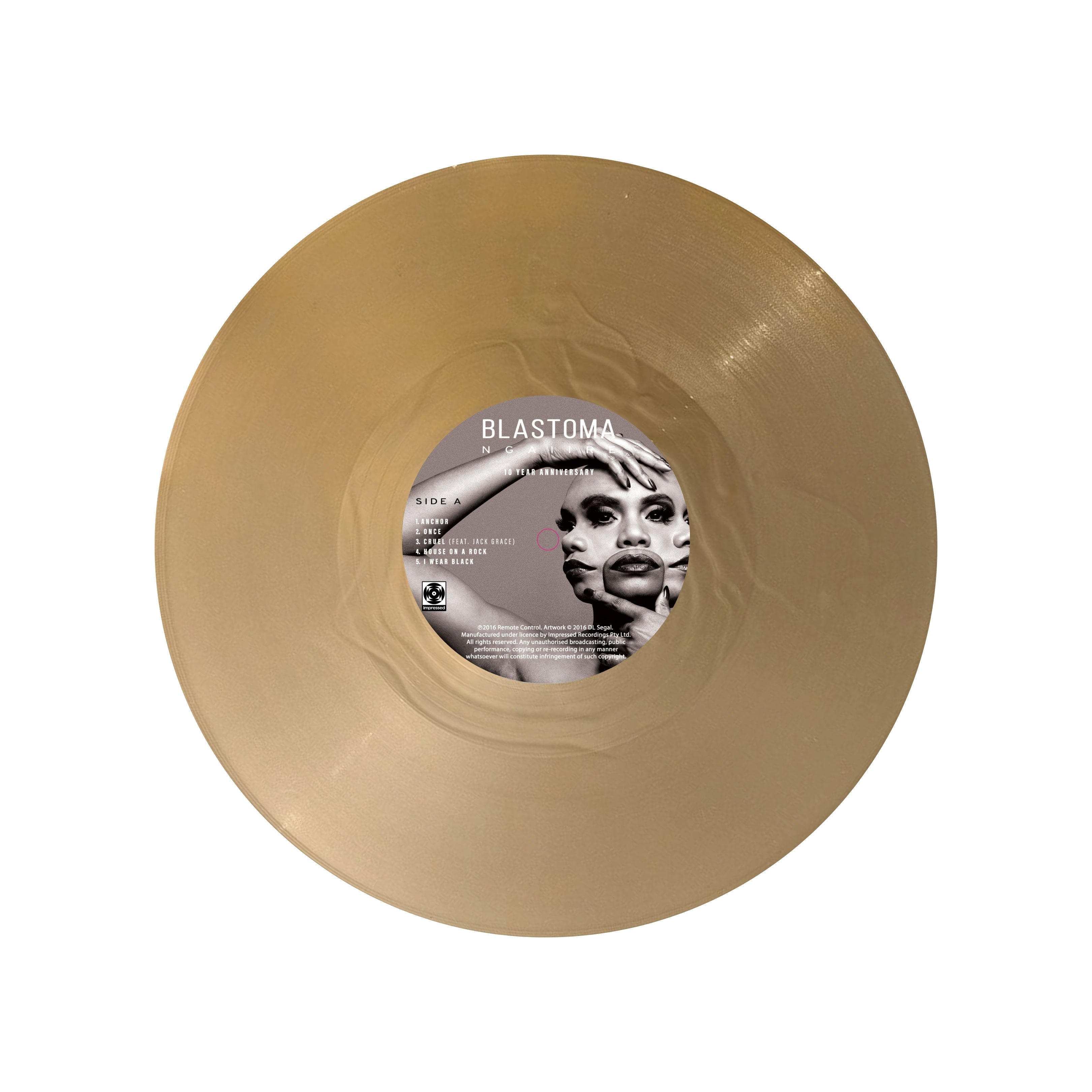 Ngaiire - Blastoma - 10TH ANNIVERSARY EXCLUSIVE Gold Vinyl LP