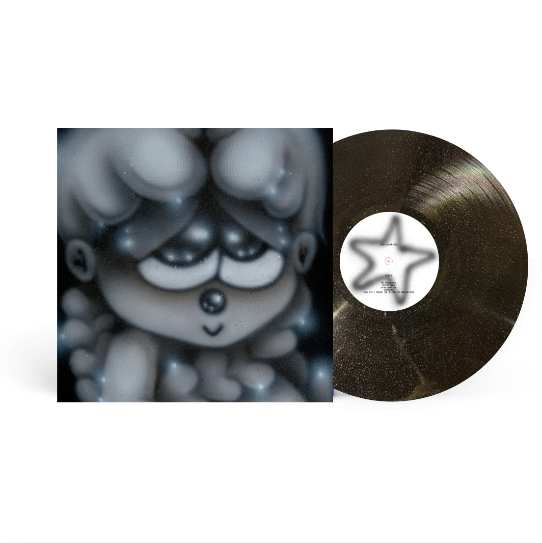 2charm☆ - STAR SCUM CITY - Black Ice Glitter VINYL LP